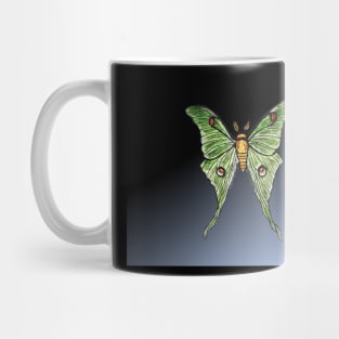 Luna moth at night Mug